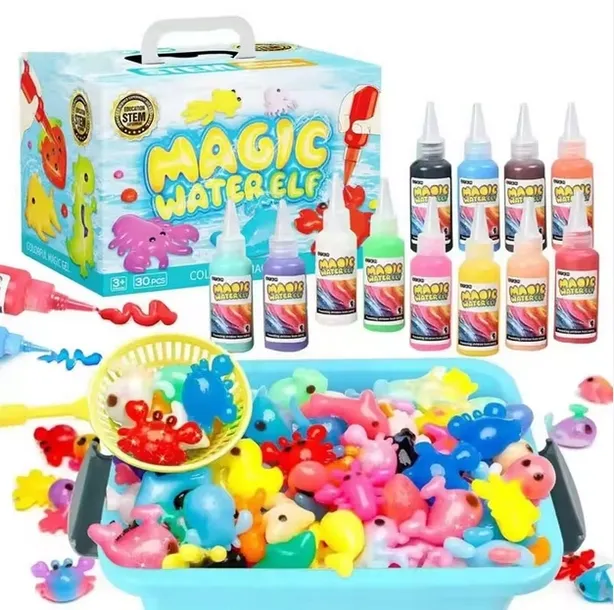 Zestaw kreatywny diy wodne żele magic water magiczny żel magic water elf