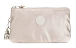 kipling-creativity-l-duza-torebka-etui-metallic-glow-srebrny