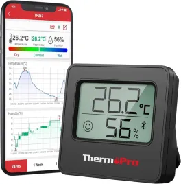 temppro-termometr-bluetooth-z-higrometrem-zdalnym-czarny