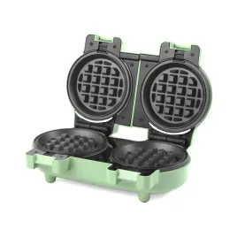 giles-podwojna-mini-gofrownica-kompaktowa-1100w-pastelowy-zielony