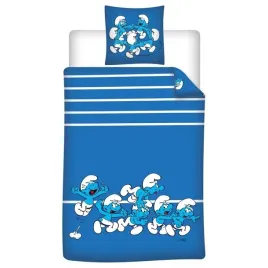 aymax-posciel-smerfowa-140x200-cm-100percent-bawelna-dla-dzieci