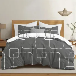 dreamzie-poszwa-na-koldre-240x260-cm-szaro-bialy-wzor-geo