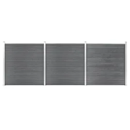 vidaxl-ogrodzenie-do-ogrodu-wpc-526-x-186-cm-szare
