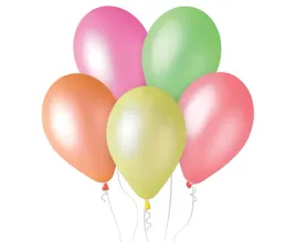 balony-lateksowe-fluor-roznokolorowe-mix-gemar-13-33cm-100szt