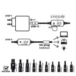 selektor-napiecia-kabel-uniwersalny-everactive-usb-c-pd-dc-5v-9v-12v