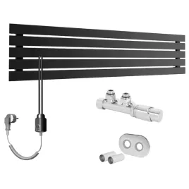 zestaw-grzejnik-wodno-elektryczny-poziomy-bello-38x100-czarny-mat