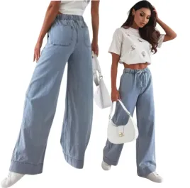 spodnie-jeansowe-szerokie-nogawki-z-guma-w-pasie-r-xl-42-niebieskie-luzne