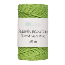 sznurek-papierowy-skrecany-zielony-50m-dpcraft-scrapbooking-ozdobny-green