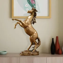 zlota-statuetka-kon-295-mm-zlota-statuetka-konia-kon-na-pietach