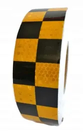 tasma-odblaskowa-plaster-miodu-zolta-szachownica-czarno-zolta-5cm