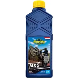 putoline-olej-do-mieszanki-2t-100percent-syntetyczny-mx5-1l-nowosc-2025