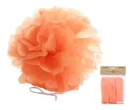 ozdoba-papierowa-pompon-pomaranczowa-25cm-3szt