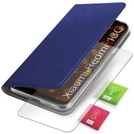 etui-z-klapka-do-redmi-13c-5g-poco-c65-granatowe-magnetyczne-szklo-9h