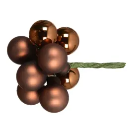 male-szklane-brazowe-bombki-choinkowe-na-druciku-kpl-10-szt-2-cm