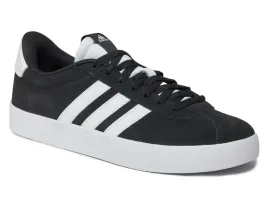 buty-meskie-adidas-vl-court-id6278-sportowe-sneakersy-czarne-skorzane-44
