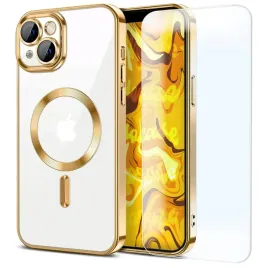 etui-do-apple-iphone-14-13-z-matowe-zlote-wzmacniane-szklo-9h
