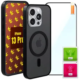 etui-do-apple-iphone-13-pro-czarne-matowe-magmatt-wzmacniane-szklo-9h