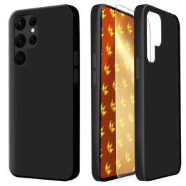 etui-do-samsung-galaxy-s23-ultra-czarne-matowe-obudowa-silikon-szklo