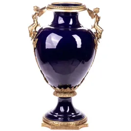 granatowa-porcelanowa-waza-wazon-porcelana-braz-anioly