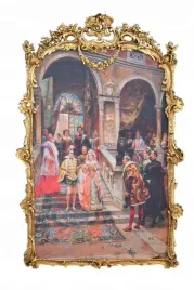 francuska-arystokracja-slub-wesele-francja-wielki-obraz-zlota-rama-150x98