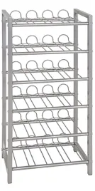 regal-mortens-furniture-34-x-72-x-22-cm-srebrny