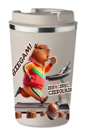 kubek-termiczny-premium-bezowy-prezent-smieszny-kapibara-biegam-kt-534-b
