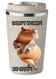 kubek-termiczny-premium-bezowy-prezent-smieszny-kapibara-don-t-worry-kt-526