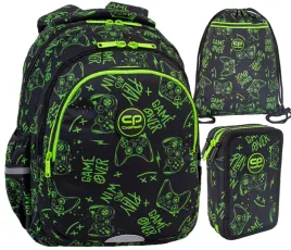 coolpack-plecak-do-klasy-1-4-piornik-wyposazony-worek-game-night-pady