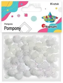 pompony-akrylowe-i-brokatowe-mix-biale-85szt-titanum
