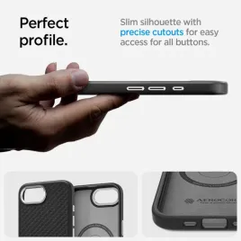 etui-spigen-enzo-aramid-magsafe-na-iphone-16e-czarne