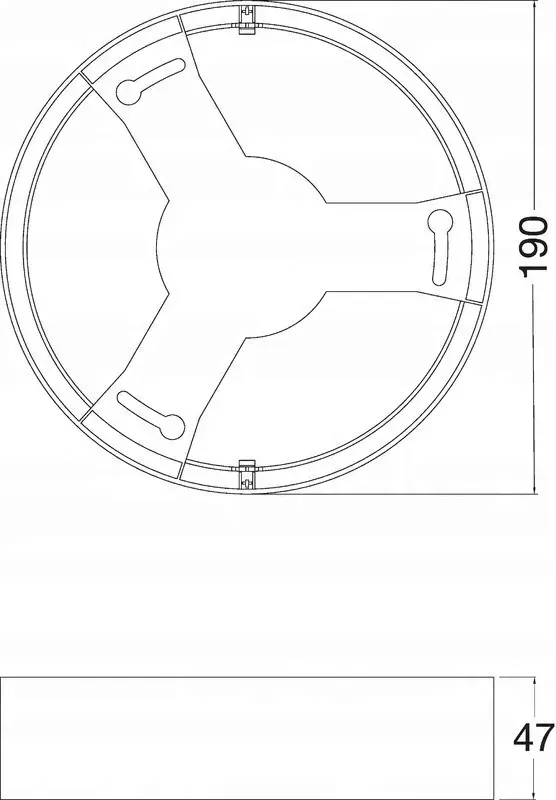 ramka-do-oprawy-downlight-dl-ip44-frame-dn190-wt-stan-nowy