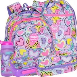 coolpack-plecak-szkolny-mlodziezowy-dla-dziewczynki-serca-5w1-zestaw