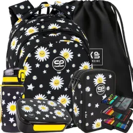 coolpack-plecak-szkolny-mlodziezowy-dla-dziewczynki-daisy-black-5w1-zestaw