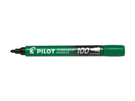 marker-permanentny-pilot-100-fine-okragly-zielony