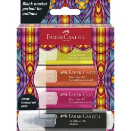 zakreslacze-faber-castell-glassy-3-neonowe-1-czarny-w-kartonowym-etui