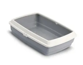 kuweta-otwarta-z-ramka-dla-kota-kociat-barry-king-handy-42x33x14cm-szara