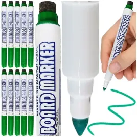 marker-suchoscieralny-do-bialych-tablic-granit-ze-scieraczem-zielony-10szt