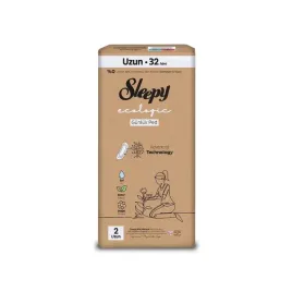 podpaski-higieniczne-sleepy-bez-skrzydelek-eko-long-dlugie-32szt