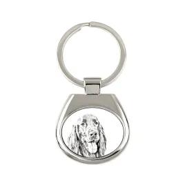 english-setter-lawerack-laverack-i-keychain-with-a-dog-keychain-with-a