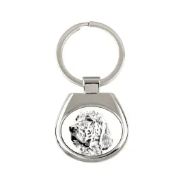 english-setter-lawerack-laverack-keychain-with-a-dog-keychain-with-a-p
