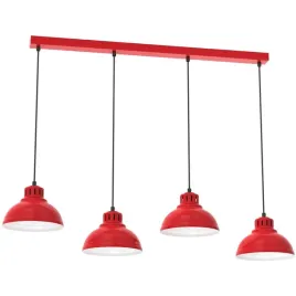 czerwona-czteropunktowa-lampa-wiszaca-na-listwie-sven-9228-luminex