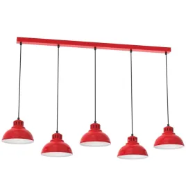 czerwona-pieciopunktowa-lampa-wiszaca-na-listwie-sven-9229-luminex
