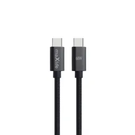 maxlife-kabel-mxuc-12-usb-c-usb-c-20-m-60w-czarny