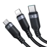 3w1-kabel-przewod-usb-multi-use-series-do-lightning-usb-c-micro-usb-30cm-kolor-czarny