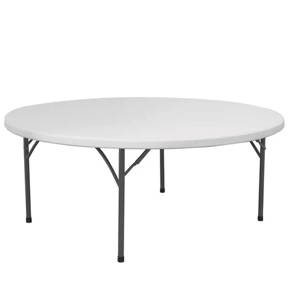 Stół cateringowy składany biały okrągły śr. 180cm do 250kg - Hendi 810941 |