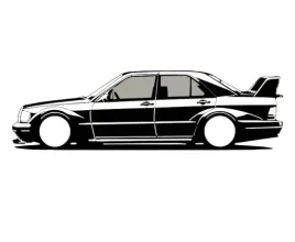 dekoracja-scienna-obraz-na-sciane-samochod-mercedes-e190-evo-hdf-premium