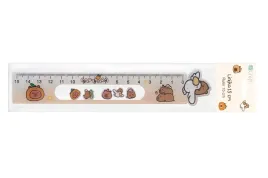 linijka-z-ruchomymi-motywami-15-cm-kapibara-bezowa-linial-kawaii-dla-dzieci