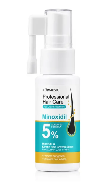 Kormesic 5% Minoxidil with Biotin Scalp Serum wcierka odrastanie włosów