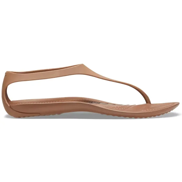 JAPONKI DAMSKIE CROCS SEXI FLIP 11354854 SANDAŁY NA LATO BRĄZOWE 37-38 W7