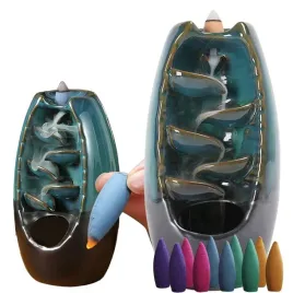 kominek-zapachowy-wodospad-kadzidlo-ceramiczny-knot-zestaw-kadzidelek